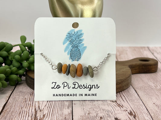 Cairn Beach Stone Necklace