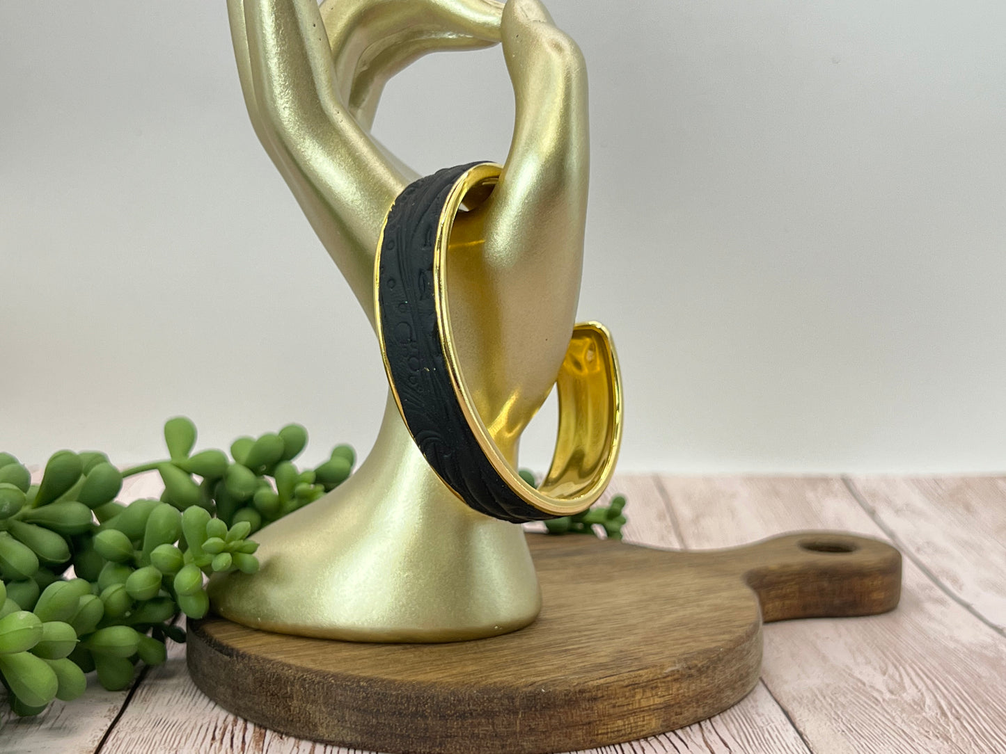 Textured Clay Bangle